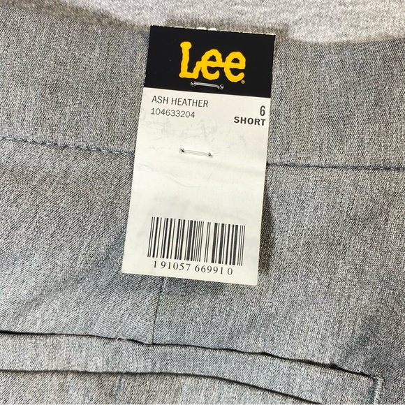 Lee Women's Flex Motion Regular Fit Trouser Pants Size 8 Short Ash Heather NWT - Picture 12 of 16
